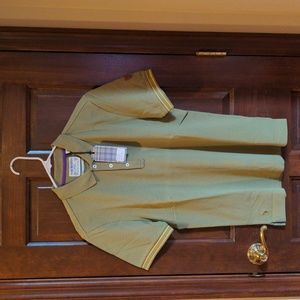 TOM Morris Golf Shirt Men's Medium color: Aloe Military Army Green